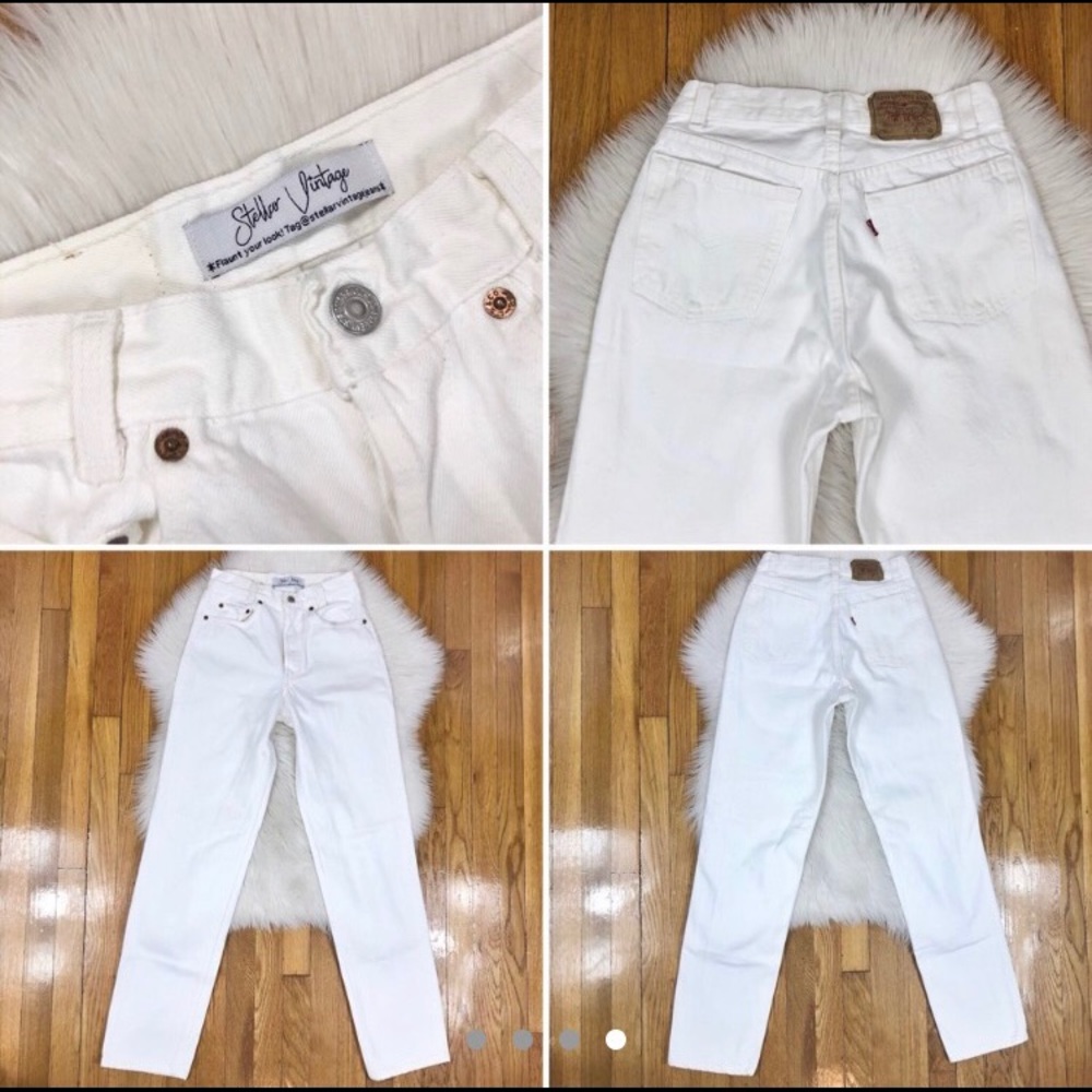 SOLD🌻MERC White 701 Vintage Levi’s - Picture 1 of 10